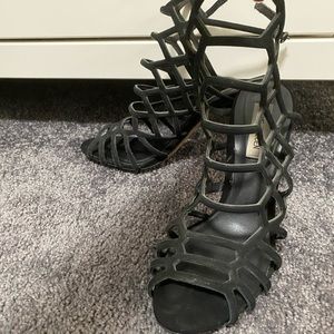 Steve Madden geometric heels